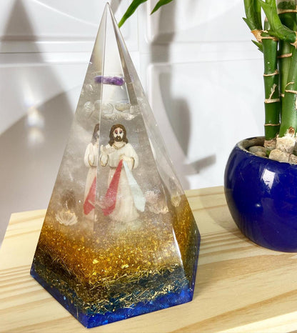 Orgonite Jesus Cristo para Paz, Harmonia e Confiança