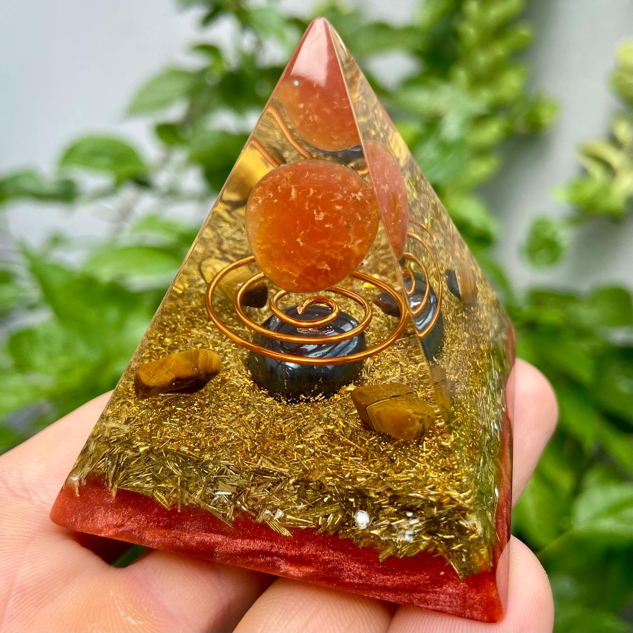 Orgonite Espiral Cornalina