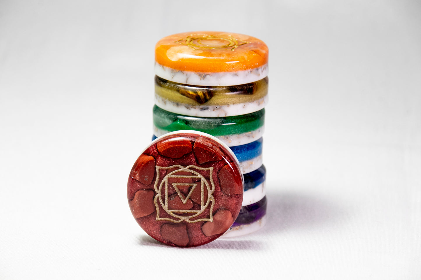 Orgonites kit 7 chakras